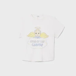 50s Boxy Tee Clouds