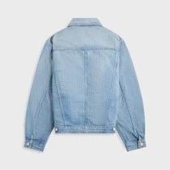 Selvedge Faded Light Denim Blouson