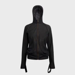 Slashed Zip Hoodie
