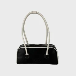 Soft Baguette Bag with Piping
