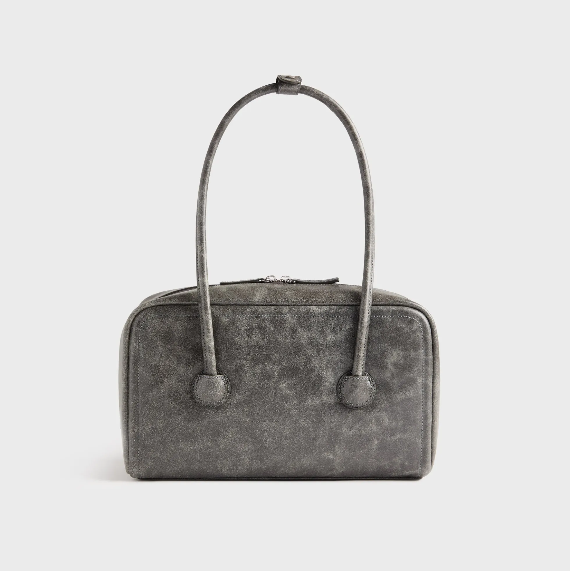 Soft Boston Two Tone Cracked Bag