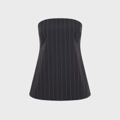 Strapless Rouleau Tie Top