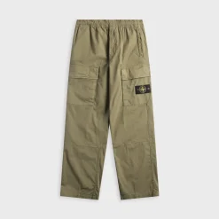Stretch Organic Cotton Twill Cargo Trousers