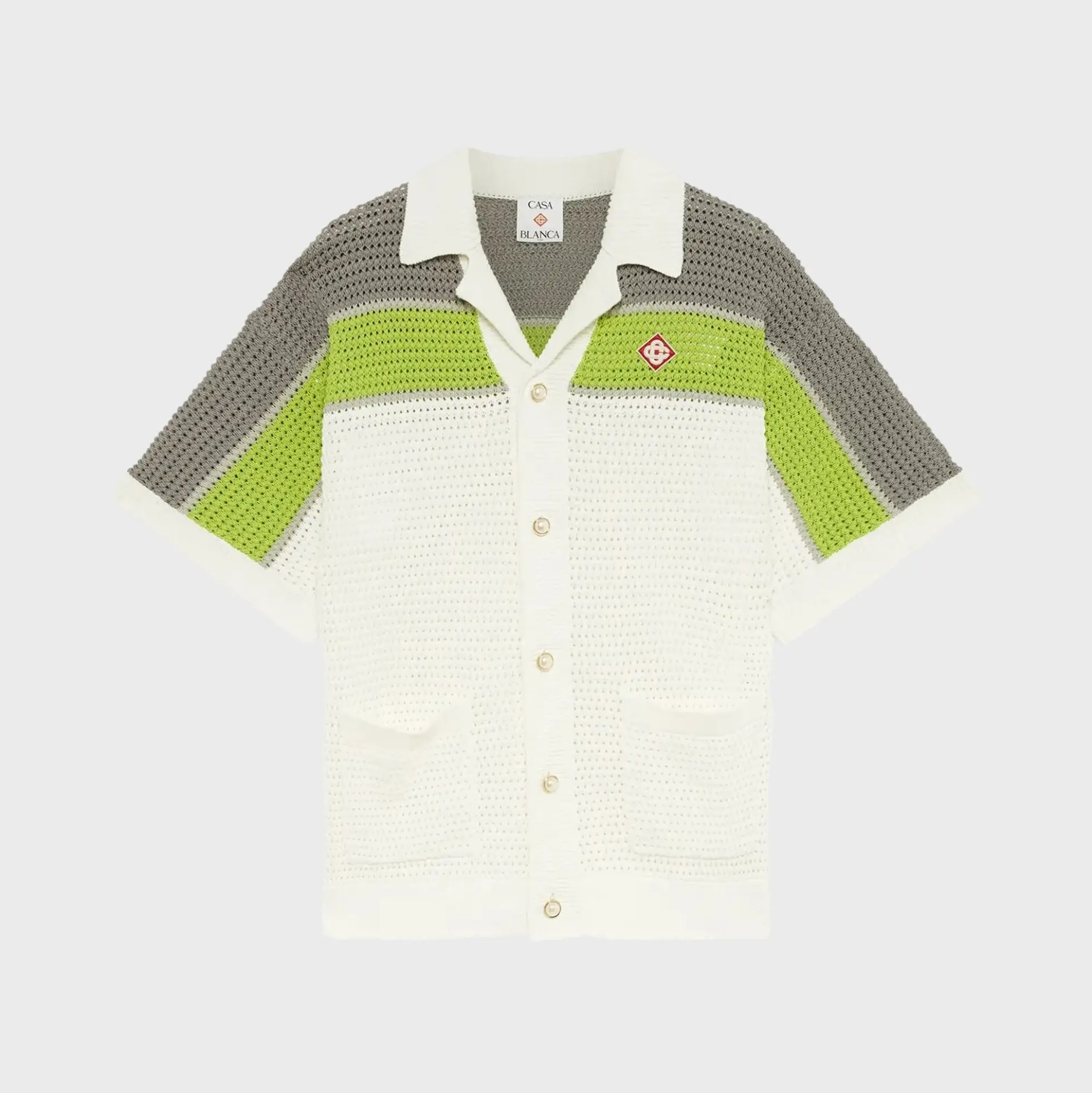 Stripe Crochet Shirt