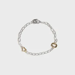 Thick Umlaut Heart Bracelet
