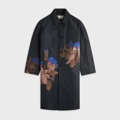 Thistle Print Wool Polyester Taffeta Jacket