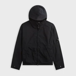 Twill Hooded Lens Jacket