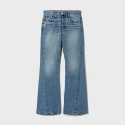 Twisted Mid-Rise Bootcut Jean