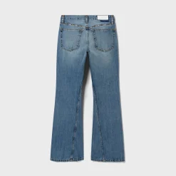 Twisted Mid-Rise Bootcut Jean