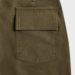 Washed Baggy Satin Bleached Baker Pants