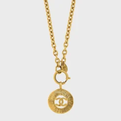 WGACA Chanel CC Sunburst Necklace