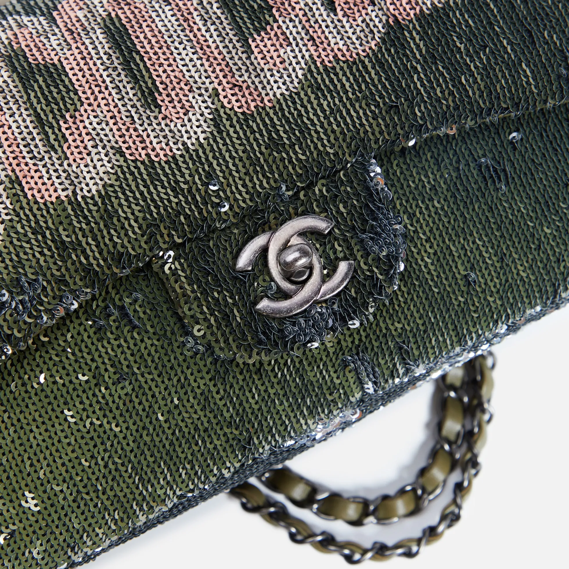 WGACA Chanel Sequin Coco Cuba Flap Bag