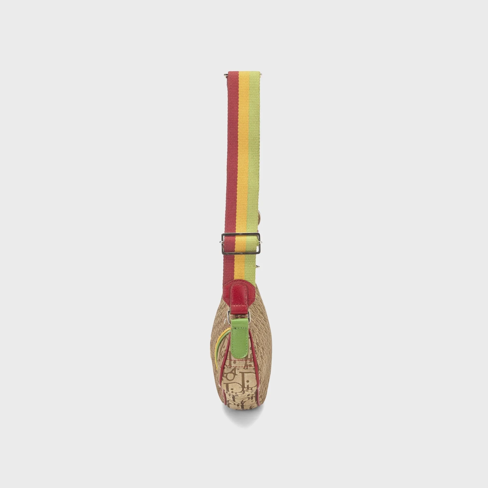 WGACA Dior Canvas Rasta Saddle Pochette