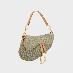 WGACA Dior Green Trotter Saddle Bag