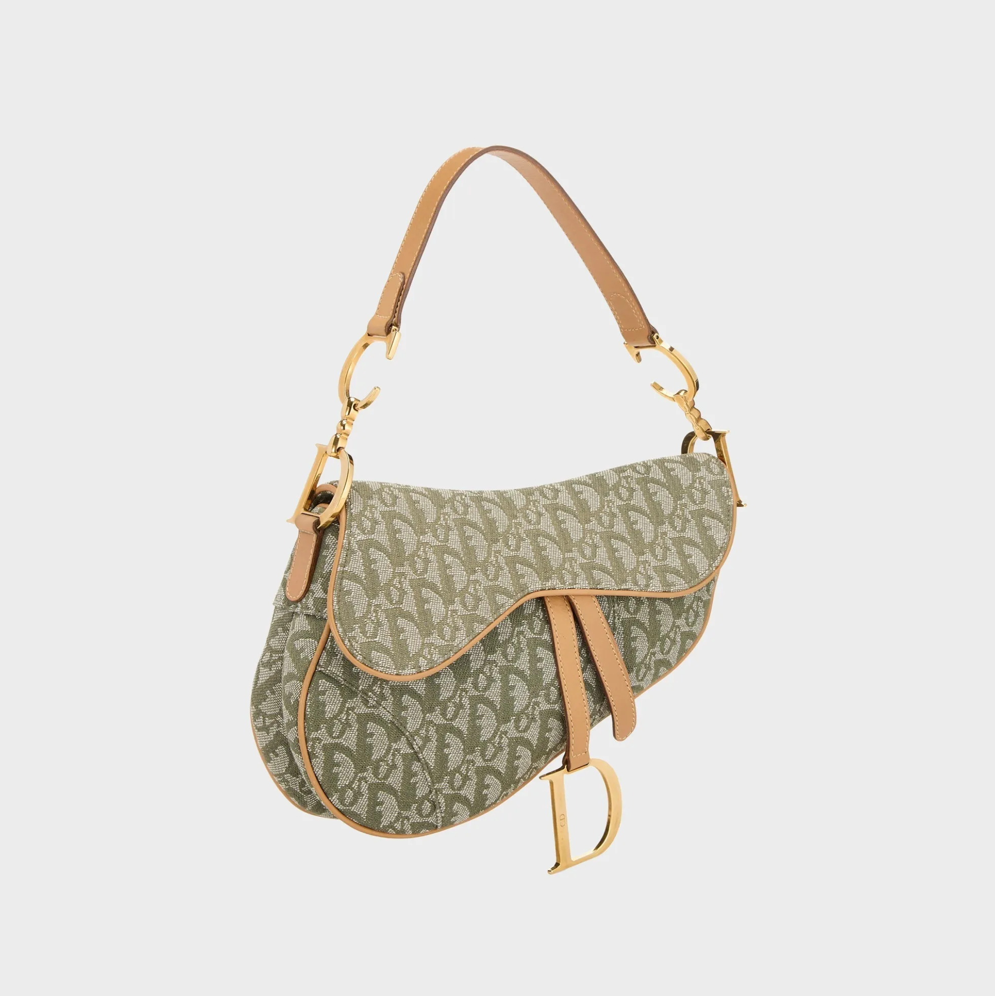 WGACA Dior Green Trotter Saddle Bag