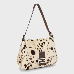 WGACA Fendi Cow Print Mamma Baguette