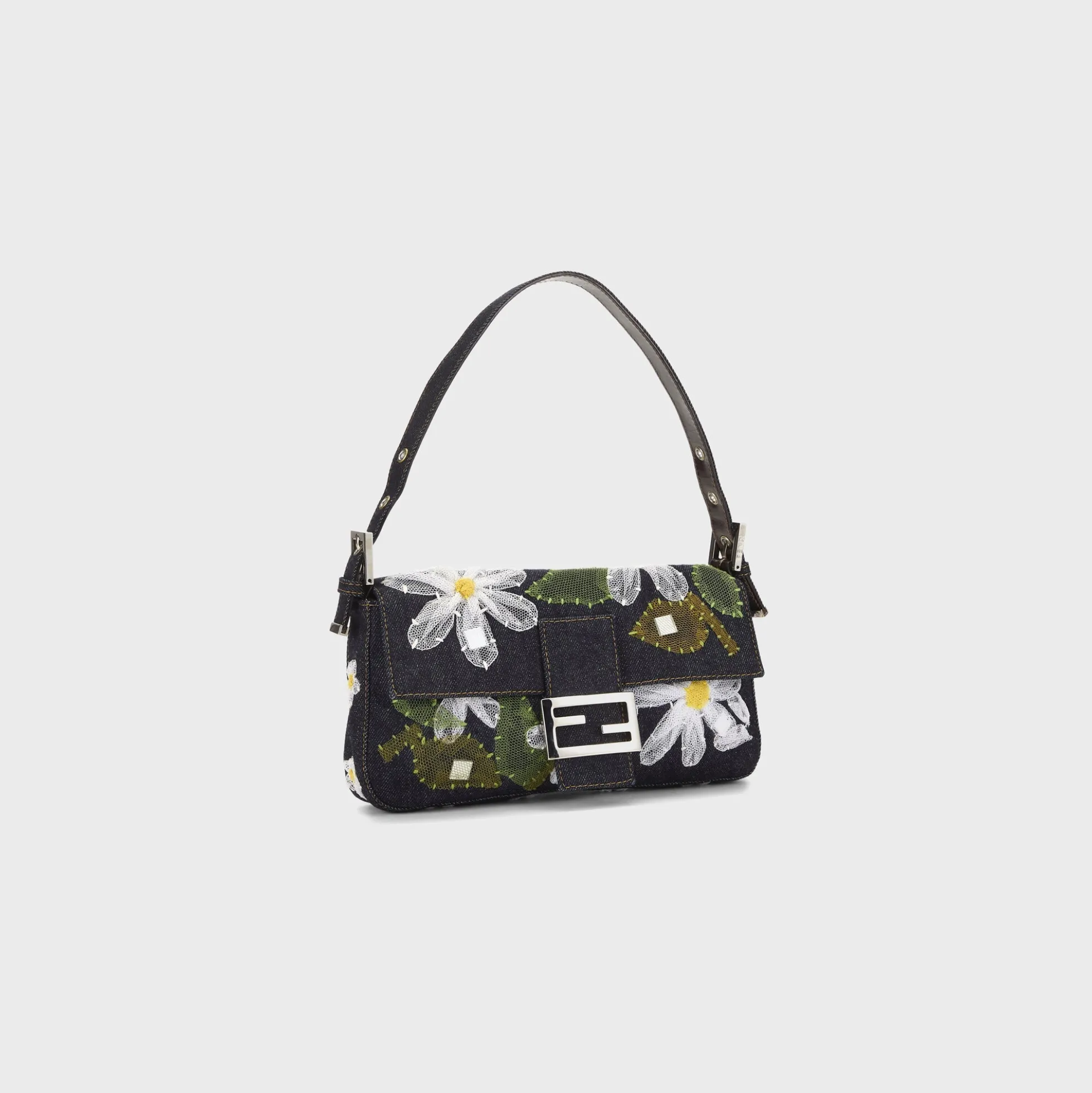 WGACA Fendi Embroidered Baguette