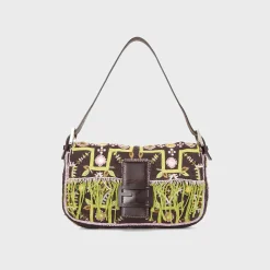 WGACA Fendi Fringe Baguette Handbag