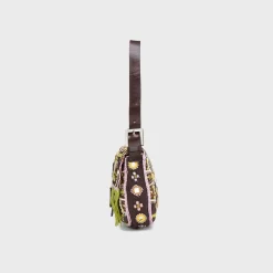WGACA Fendi Fringe Baguette Handbag