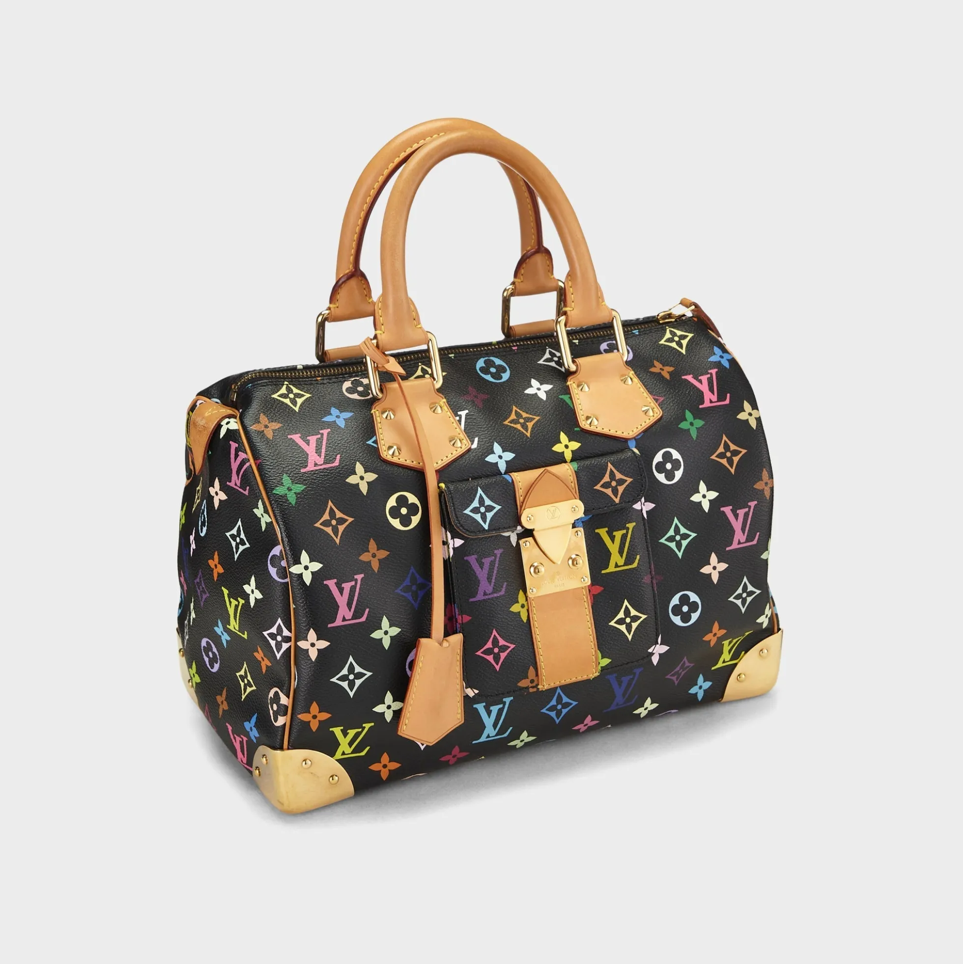 WGACA Louis Vuitton Monogram Multicolor Speedy 30