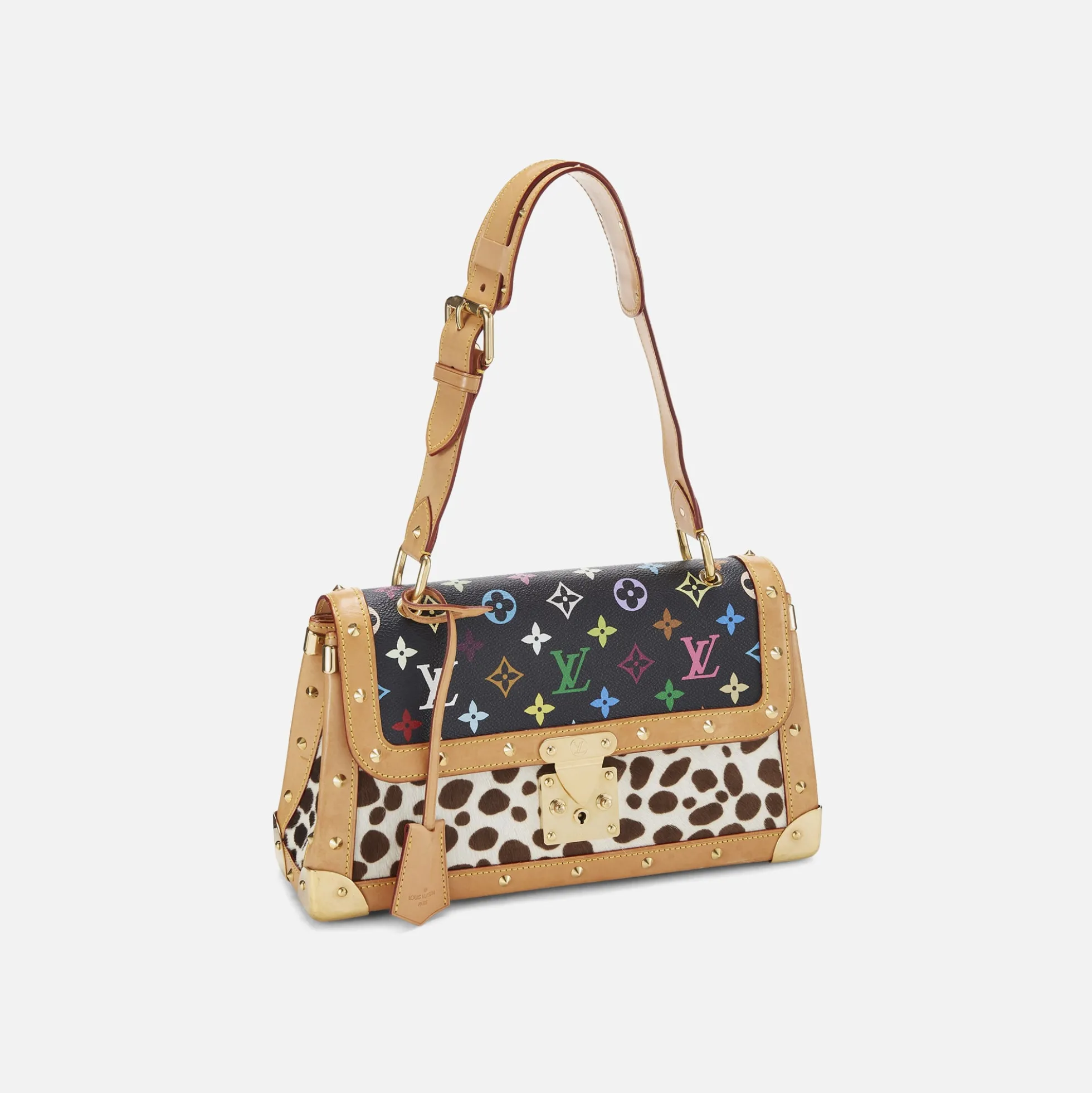 WGACA Louis Vuitton x Takashi Murakami Canvas Dalmatian Sacrabat Bag