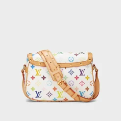 WGACA Louis Vuitton x Takashi Murakami White Monogram Multicolore Sologne