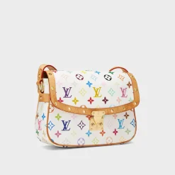 WGACA Louis Vuitton x Takashi Murakami White Monogram Multicolore Sologne