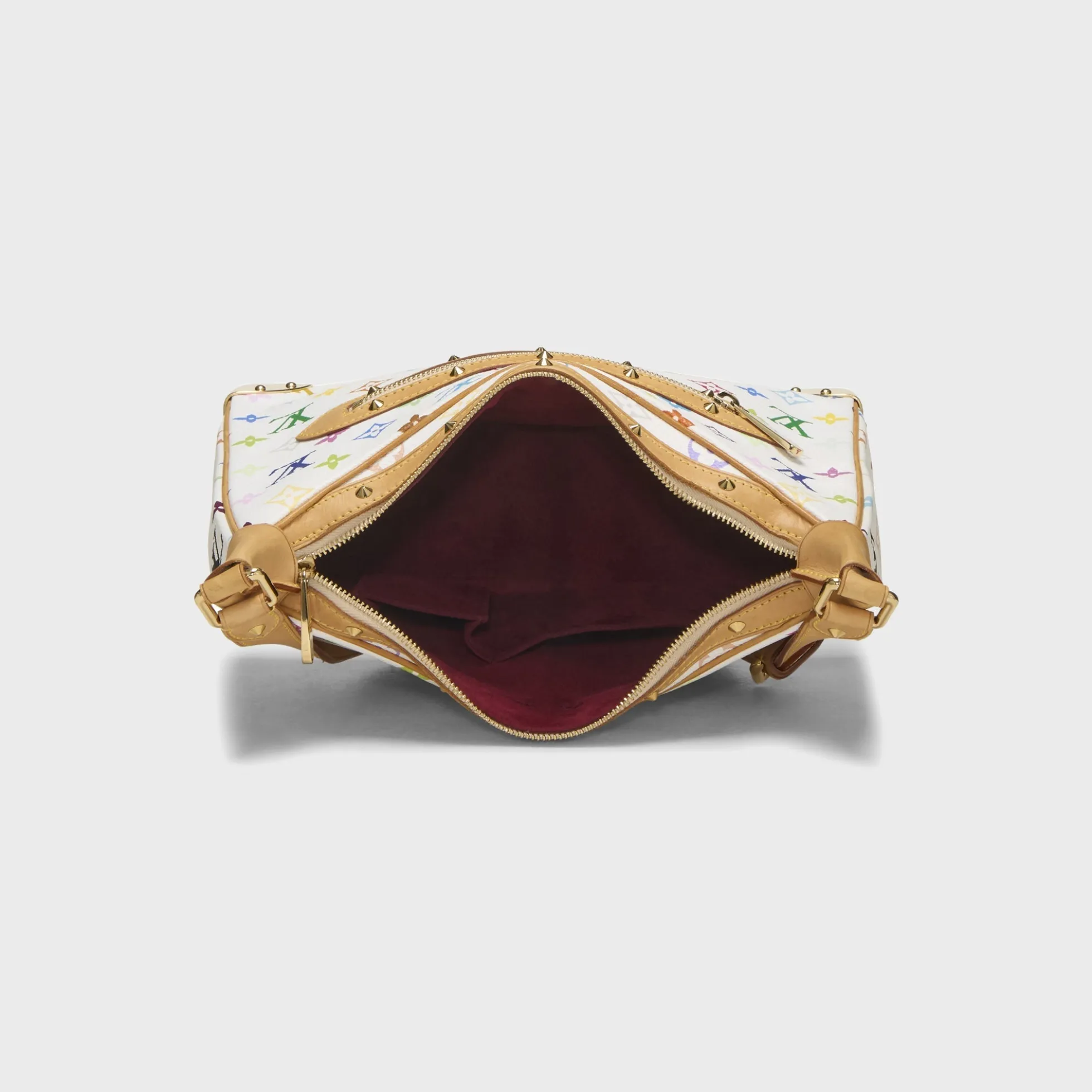 WGACA Takashi Murakami x Louis Vuitton White Monogram Multicore Boulogne