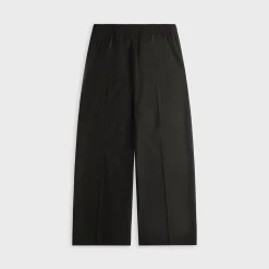 Wool Ripstop Wide Leg Drawstring Pant
