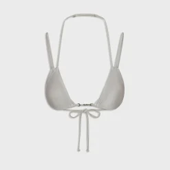 x Jennie Mabel Satin Bikini Top