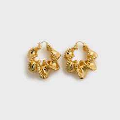 Zali Twist Hoop Earrings