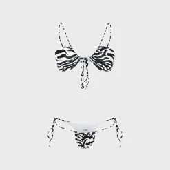 Zebra Stripe Bikini Set