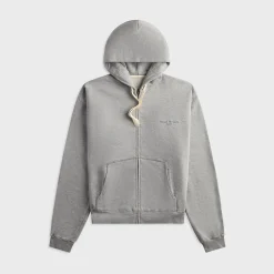 Zipped Hooded Sweatshirt