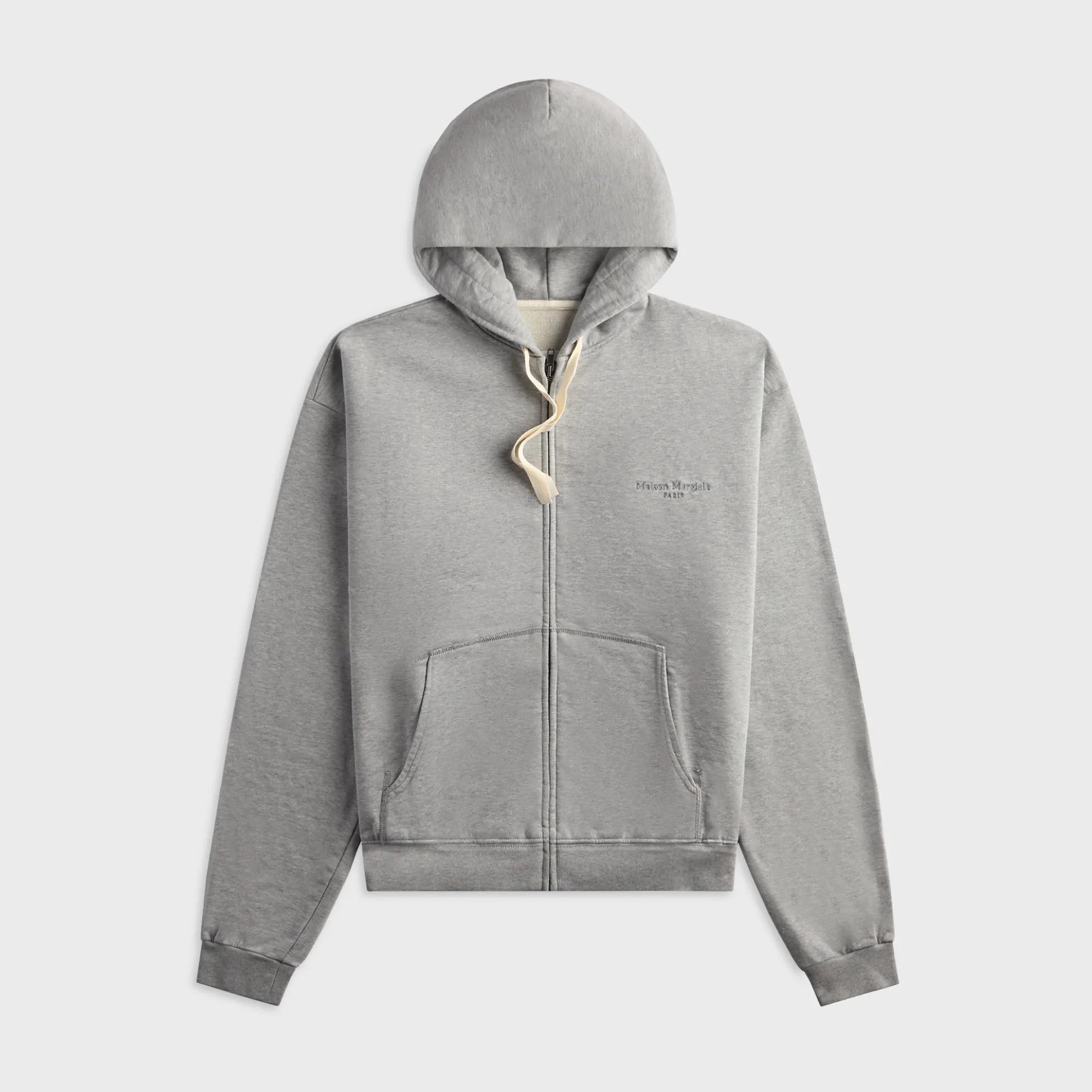 Zipped Hooded Sweatshirt